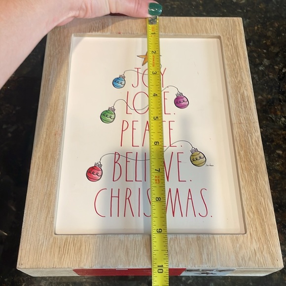 Rae Dunn Christmas sign - Picture 2 of 5